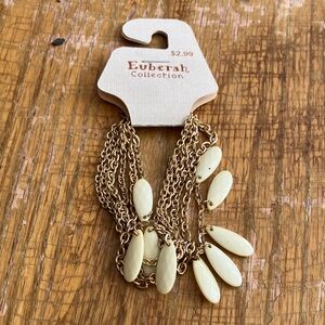 Gold and Cream Necklace